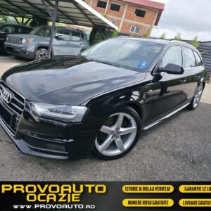 Audi A4 Break 2.0 Tdi 2015 Pack S-Line-Finantare Rate-Avans 0-Garantie 12 Luni